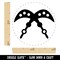 Akofena Adinkra African Sword of War Authority Symbol Rubber Stamp for Stamping